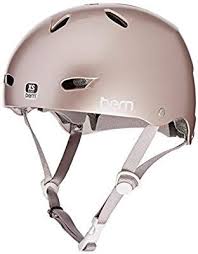 Amazon Com Bern Team Brighton Eps Helmet Satin Rose Gold Large Sports Outdoors Cycling Helmet Helmet Mtb Bike