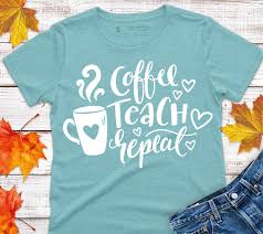 Download Coffee Teach Repeat Svg File Cute Teacher Svg Files For Etsy Teacher Svg Files Teacher Svg School Svg