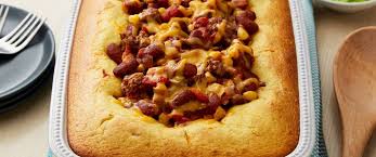 Chili Casserole With Cornbread Recipe Food Chili Casserole Recipes