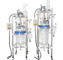 Industrial Ultrasonic Generator Jacketed Glass Reactor