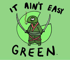 Kermit the frog was a fixture in multiple jim henson productions and appearances throughout the 1950s and 1960s. Fanart Colored Version Of Julia S Smoking Dual Katana Wielding Style Kermit The Frog From Twitch Drawfee