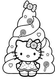 In this section, find a large selection of coloring pages hello kitty christmas. Hello Kitty Christmas And Decorated Christmas Tree Coloring Pages Hello Kitty Colouring Pages Hello Kitty Coloring Kitty Coloring