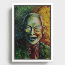 Somebody yelled my name. Who can it be now? In a Art shop Straits Art Co  Pte. Ltd. My teacher Denise Jillian Tan ! She is also a LASALLE College of  the