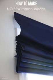 Get the fabric & supplies you need at onlinefabricstore: How To Make Inexpensive No Sew Roman Shades Diy Roman Shades Diy Blinds Cheap Roman Shades