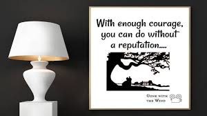 Gone With The Wind Print With Enough Courage You Can Do Etsy