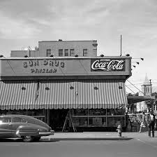 Sun Drug In The 1940s 140 N 1st Avenue Phoenix Arizona The Southwest Corner Of 1st Avenue And Monroe You Re Looking West That S The