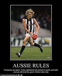 Aussie Rules Football Full Contact No Pads Gridiron Football Should Take Note Yankinaustralia Football Aussie Memes Australian Memes Australia Funny
