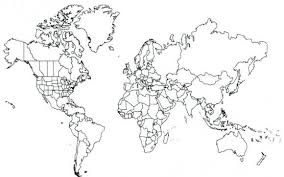 Map Of The World Coloring Page In 2020 World Map Coloring Page Blank World Map World Map With Countries