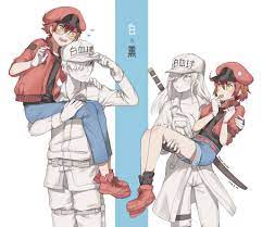 Akashiro Hataraku Saibou Black Cells At Work Cr Magaonion Personagens De Anime Anime Fanarts Anime