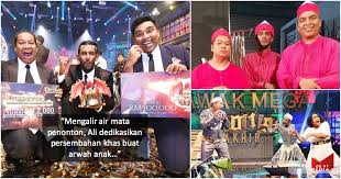 Maharaja lawak mega 2019 sms & online voting terms and conditions page 3 (d) voters under the age of eighteen (18) must seek parental and/or guardian approval before participating in the voting. Bertahun Masuk Bertanding Berkat Sabar Puteh Dinobatkan Juara Maharaja Lawak Mega 2019