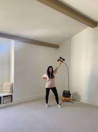 However, the ones against the walls were a little more difficult. Diy Box Beams Pitched Ceiling Remington Avenue