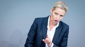The influential tory brexiteer posted a video of alice weidel, leader of the afd, commenting on brexit to his social media profile. Alice Weidel Und Die Kopf Ab Geste Drohung Oder Hustenanfall Stern De