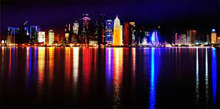 This is my first video, doha skyline! Datei Doha Qatar Skyline At Night Sept 2012 Jpg Wikipedia
