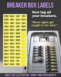 Circuit panel id chart kit, circuit breaker | seton from www.seton.com usually it is a plan may be prepared for daily and monthly basis. Electrical Panel Labels Fresh 15 Various Ways To Do Breaker Breaker Box Labels Label Templates Electrical Panel