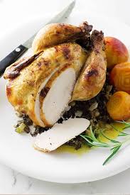 Despite the name, the cornish game hen is not a game bird and can be either male or female. Roasted Cornish Game Hens Wild Rice Fig Stuffing Savor The Best