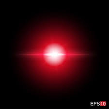 Isolated Red Rays With Lens Flare Background Simple Background Images Red Background Images Light Background Images