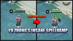 Yu Zhong S Insane Spell Vamp Is He The Next Ruby Mlbb Youtube