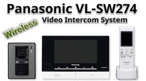 Panasonic VL-SW274 wireless video intercom system | Panasonic VL-SW274 |  Panasonic Video Door Phone - YouTube