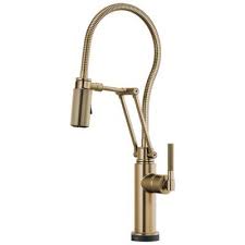 What do you need to know about the brizo kitchen? Brizo Litze Smarttouch Articulating Faucet With Finished Hose Finish Luxe Gold Kitchen Faucet Brizo Litze Faucet