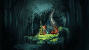 Maybe you would like to learn more about one of these? Images Foxes Sorcery Garden Of Eden Fantasy Forest Night 3840x2160