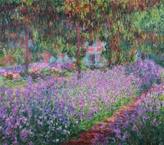 Claude Monet The Artist S Garden At Giverny 1900 Digitaler Kunstdruck Individuelle Kunstkarte Claude Monet Monet Garten Monet