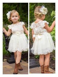Flower Girl Dress Love The Look For A Rustic Wedding Outdoors Wedding Bride Dre Wedding Flower Girl Dresses Flower Girl Dresses Country Flower Girl Dresses