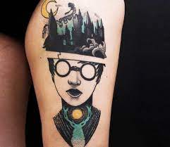 Harry Potter Tattoo By Elena Fortuna Harry Potter Tattoo Harry Potter Tattoos Tattoos