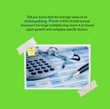 Did You Know That The Average Value Of An Accounting Firm Is 92 Of Total Annual Revenues Earnings Multipl Business Valuation Accounting Firms Online Business