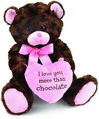 I love you jane romantic valentines gift: Amazon Com I Love You More Than Chocolate Valentines Day Heart Teddy Bear Toys Games