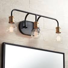 Get user reviews on all lighting products. Wihtu Bathroom Vanity Lights 3 Light Wall Sconce Lighting Fixture With Bubble Glass Shade Modern Vanity Light Brass Accent And Matte Black Wall Light Lamp For Bathroom Mirror Cabinet Makeup Room Vanity Lights