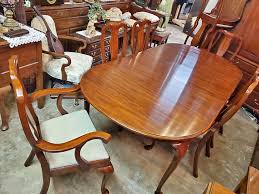 $1,990 (burke) pic hide this posting restore restore this posting. Henkel Harris Dining Table Solid Cherry W 8 Chairs Wonderful Long Valley Traders