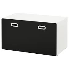 Ikea Stuva Fritids Bench With Toy Storage White Blackboard Surface Perfect Height For Small Children They Reach Their Thin Toy Storage Ikea Ikea Stuva