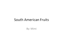This cryptomeria japonica grows in. South American Fruits By Mimi Jack Fruit Is The Largest Tree Borne Fruit In The World Is Very High In Fiber Appears To Be Similar To The Durian Ppt Download