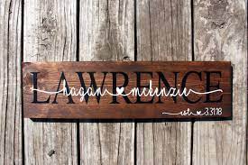Bridal Shower Gift Personalized Wedding Gift Last Name Sign Etsy In 2021 Custom Wood Signs Personalized Wooden Signs Personalized Wood Signs