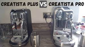 Find helpful customer reviews and review ratings for breville nespresso creatista single serve espresso machine with milk auto steam wand, champagne, one size (bne600rchusc) at amazon.com. Creatista Plus Vs Creatista Pro Review Which Nespresso Coffee Machine Is Best Youtube