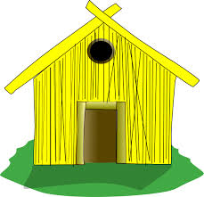 Black And White Simple Simple Clip Art House Clipart Free Cartoon House Pictures Straw House Clip Art House House Clipart Cartoon House