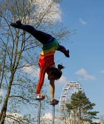 Home > gymnastic wallpapers > page 1. Hd Wallpaper Woman Doing Gymnast Outdoors Acrobat Gymnastic Aerobics Flexibility Wallpaper Flare