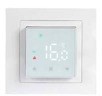 Smart WiFi Frame Thermostat Square Convex LCD Screen Electric Floor Heating  Programmable Temperature Controller