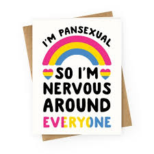In the process, a conversation confirms that loki is a part of the lgbtq+ community. I M Pansexual So I M Nervous Around Everyone Greeting Cards Lookhuman