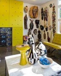 Start your mornings with calming decor. 24 Home Decorating With Masks Ideas African Decor African Interior African Home Decor