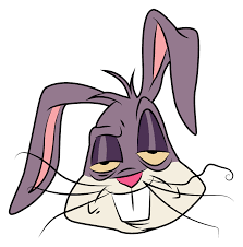 Bugs Bunny Tired Cartoon Art Bugs Bunny Tired Cartoon
