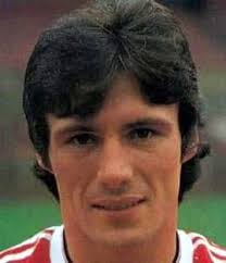 Frank Stapleton now aged 68. Played for Manchester United, Arsenal, Derby  ,Blackburn, and Bradford to name a few. Has won the Fa Cup with Arsenal and  Man utd,and also earned 71 caps