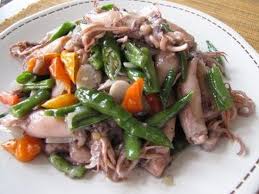 Masak Apa Hari Ini Gulai Daun Ubi Dan Cumi Cabe Hijau Yang Sedap