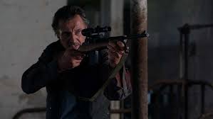 One brutal home invasion, five murders, two detectives and no witnesses. The Marksman Film Review Hollywood Reporter