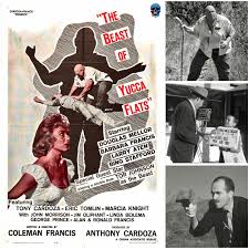 On - On May 2, 1961 “The Beast of Yucca Flats” was released! Written and  directed by Coleman Francis. The plot concerns a Soviet scientist named  Joseph Jaworsky, who defects and flees