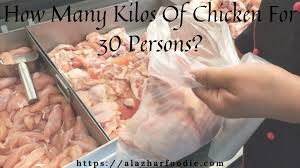 How to convert kilograms to pounds. How Many Kilos Of Chicken For 30 Persons Al Azhar Foodie