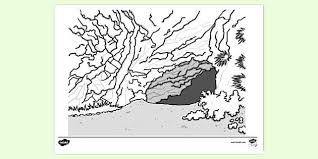 Here you will find hundreds of coloring pages for free. Free Cave Colouring Sheet Primary Resources Twinkl
