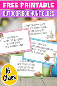 32 Easter Egg Scavenger Hunt Clues for an Epic Egg Hunt