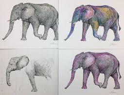 Then draw in a large circle for the body intersecting the right side of the large oval. 1001 Ideas And Inspiration On How To Draw Animals