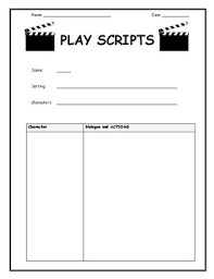 Maybe you would like to learn more about one of these? Script Writing Template Worksheets Teachers Pay Teachers